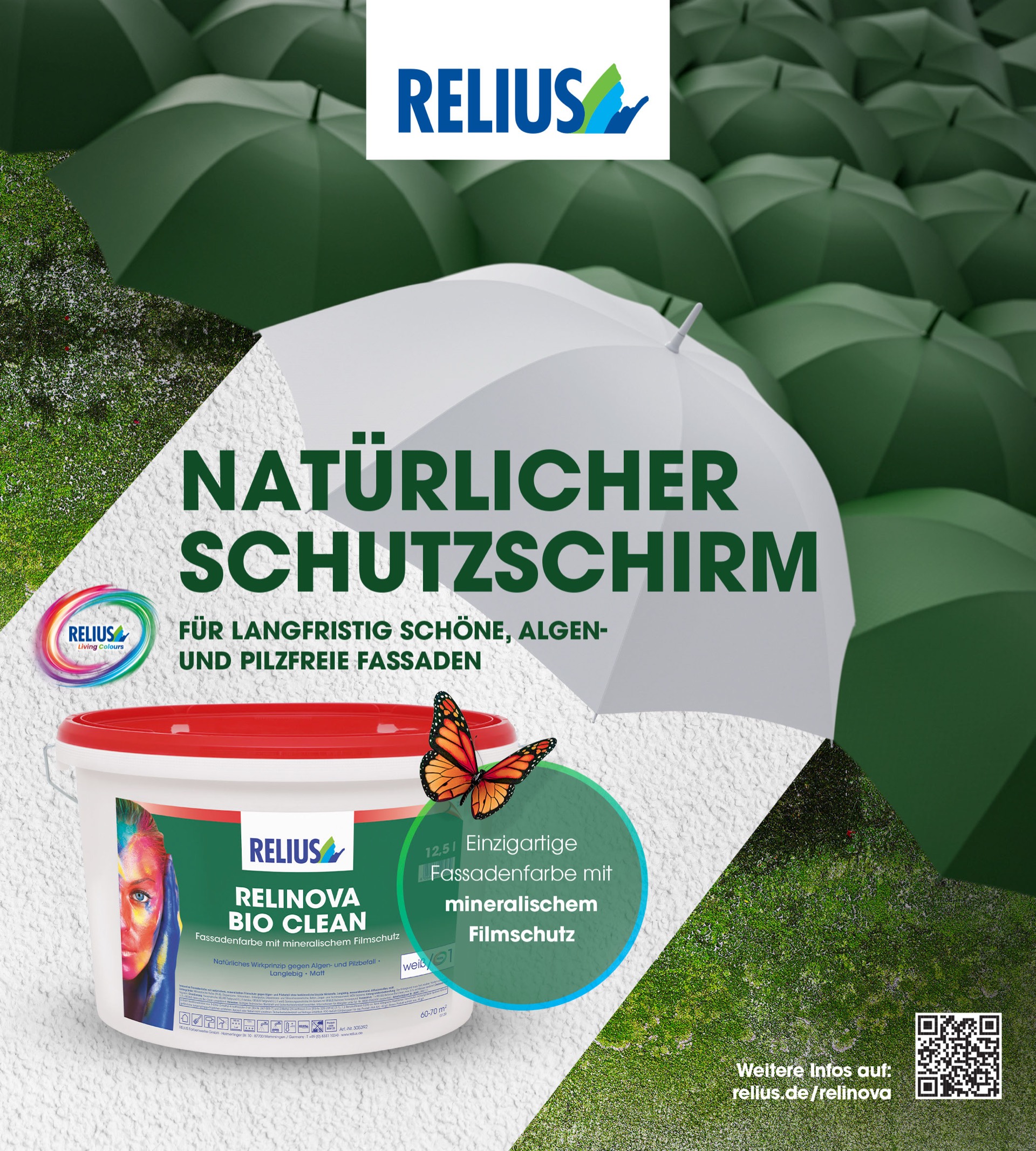 RELIUS Print-Anzeige: Motiv Natürlicher Schutzschirm