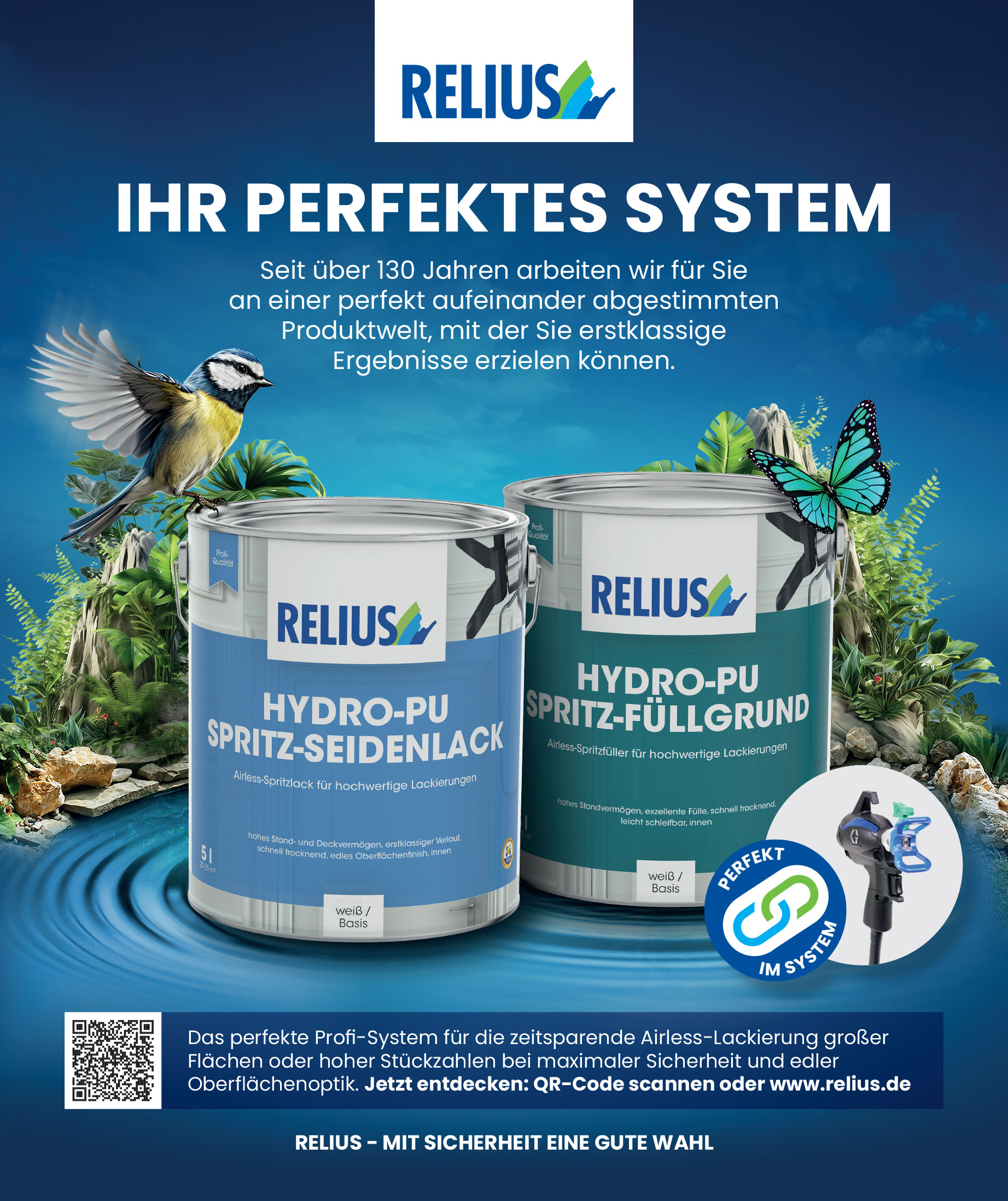RELIUS Print-Anzeige: Motiv Perfektes System